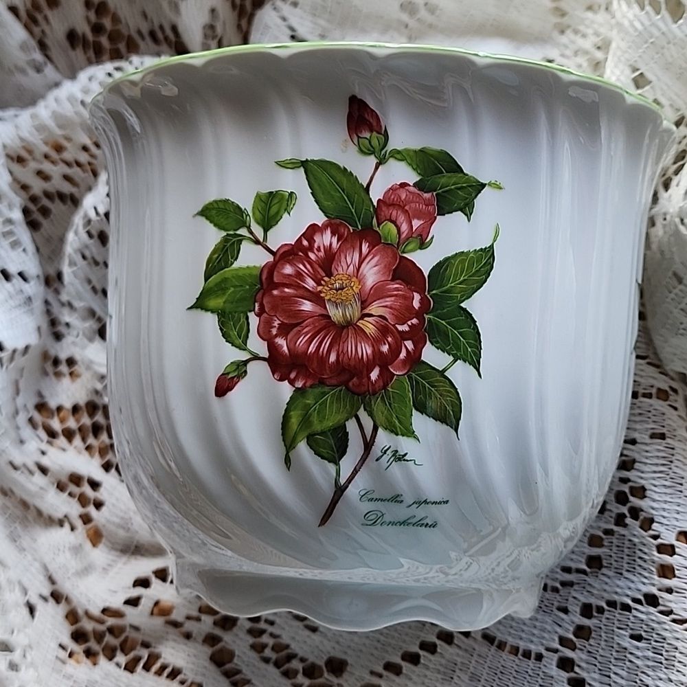 Cachepot Made In Germany Discontinued Pattern Bareuther